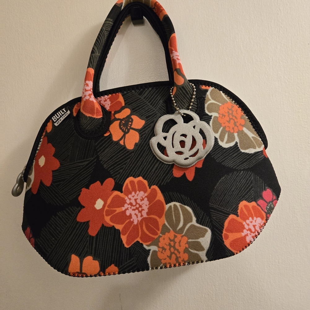 BUILT Gourmet Getaway Soft Neoprene Lunch Tote Bag - Lightweight Insulated